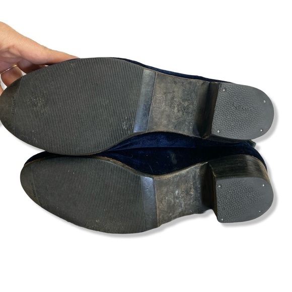 ⭐️BLUE VELVET Ankle Boots Size 8.5 - Picture 8 of 12